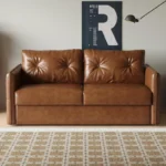 convertible two seat loveseat sleeper with deep seat 2