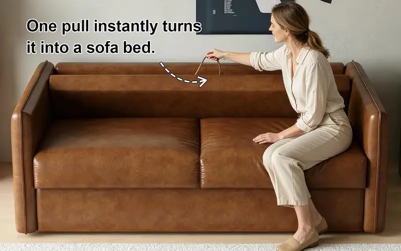 Convert the Loveseat for Overnight Use