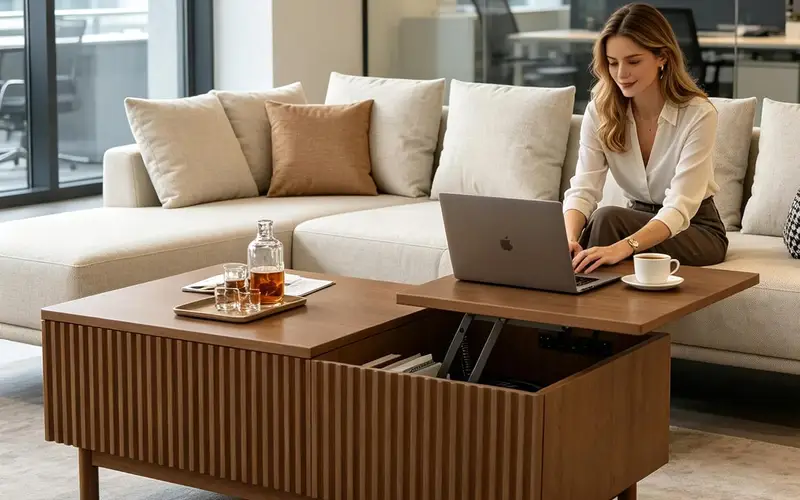 Store Essentials Beneath the Tabletop