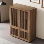 mid century modern engineered wood pantry cabinet 5