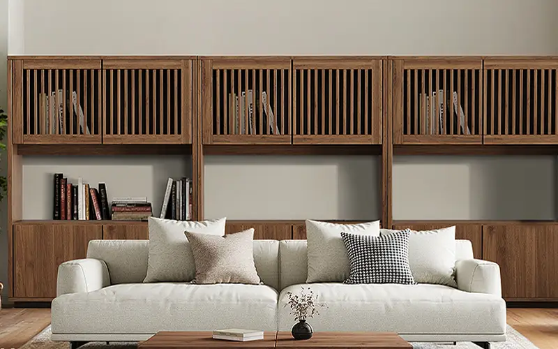 Open Display and Concealed Storage