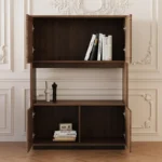 mid century modern engineered wood storage cabinet 4