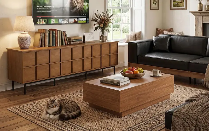 Six Drawers Keep Everyday Clutter Out of Sight