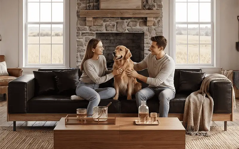 A Full-Size Sofa for Four