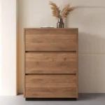 nesscarsti 24 inch mid century nightstand with 3 drawers 5