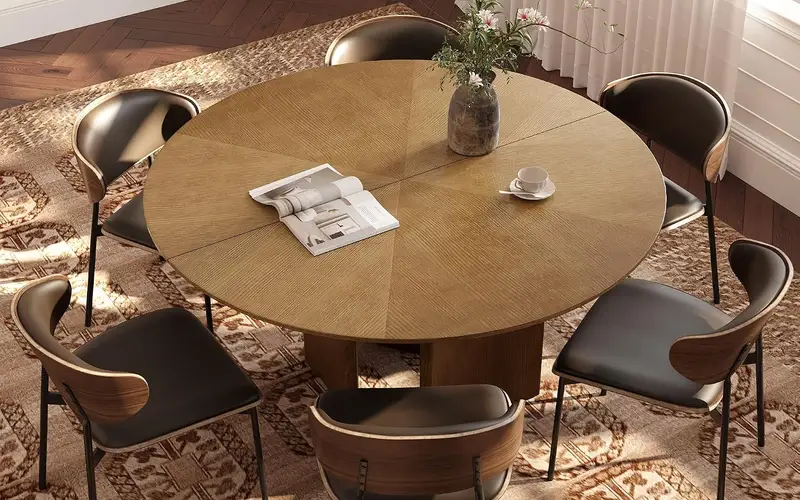Three Curved Panels Meet At The Center