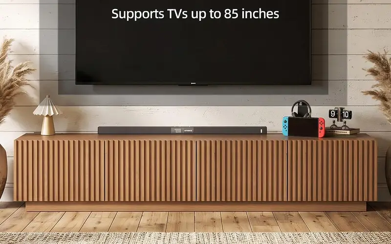 An Extra-Wide Entertainment Surface