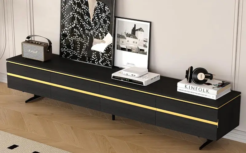 Black Finish with Subtle Contrast